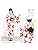 Children's Yukata, 2-piece Set, With Waist Belt, Girls' Yukata, 5.5 inches (140 cm), 5.9 inches (150 cm), Floral Pattern, Easy to Wear, Junior, Parent and Child Set