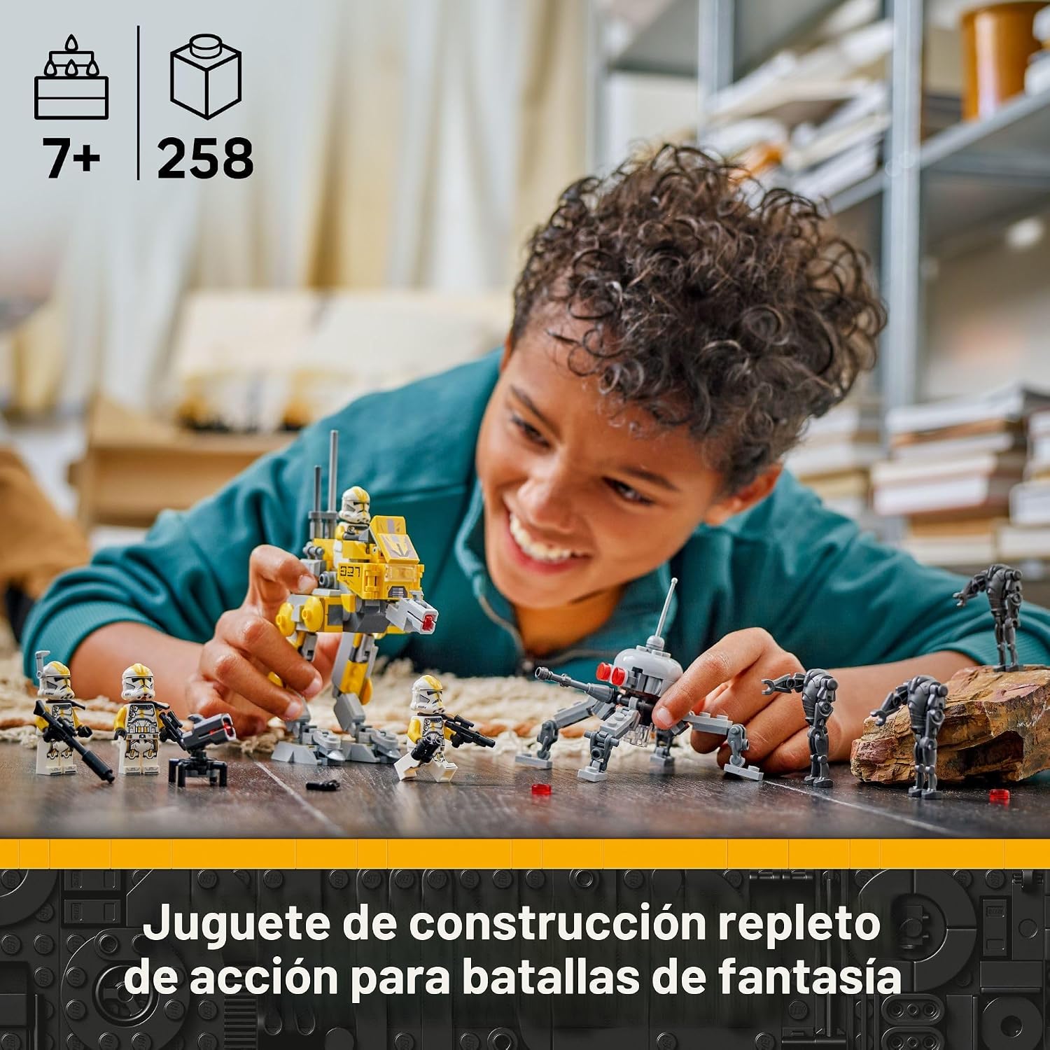 LEGO Star Wars Paquete de Batalla del 327º Cuerpo Estelar de Clone Troopers - Juguete de Construcción - Set de Juego de Rol para Niños y Niñas, Edades 7+ - Kit de Modelo Coleccionable y Decoración