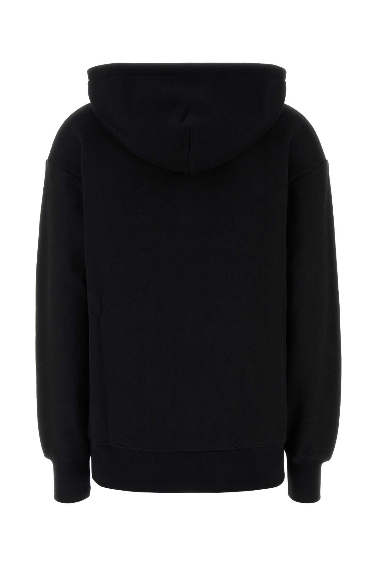 Valentino バレンティーノガラヴァニブラックコットンスウェットシャツ - Image 3