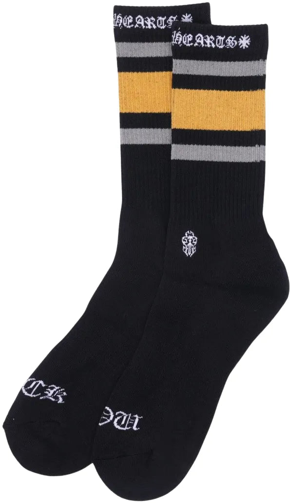 CHROME HEARTS 'FUCK YOU' BLACK MULTICOLOR SOCKS