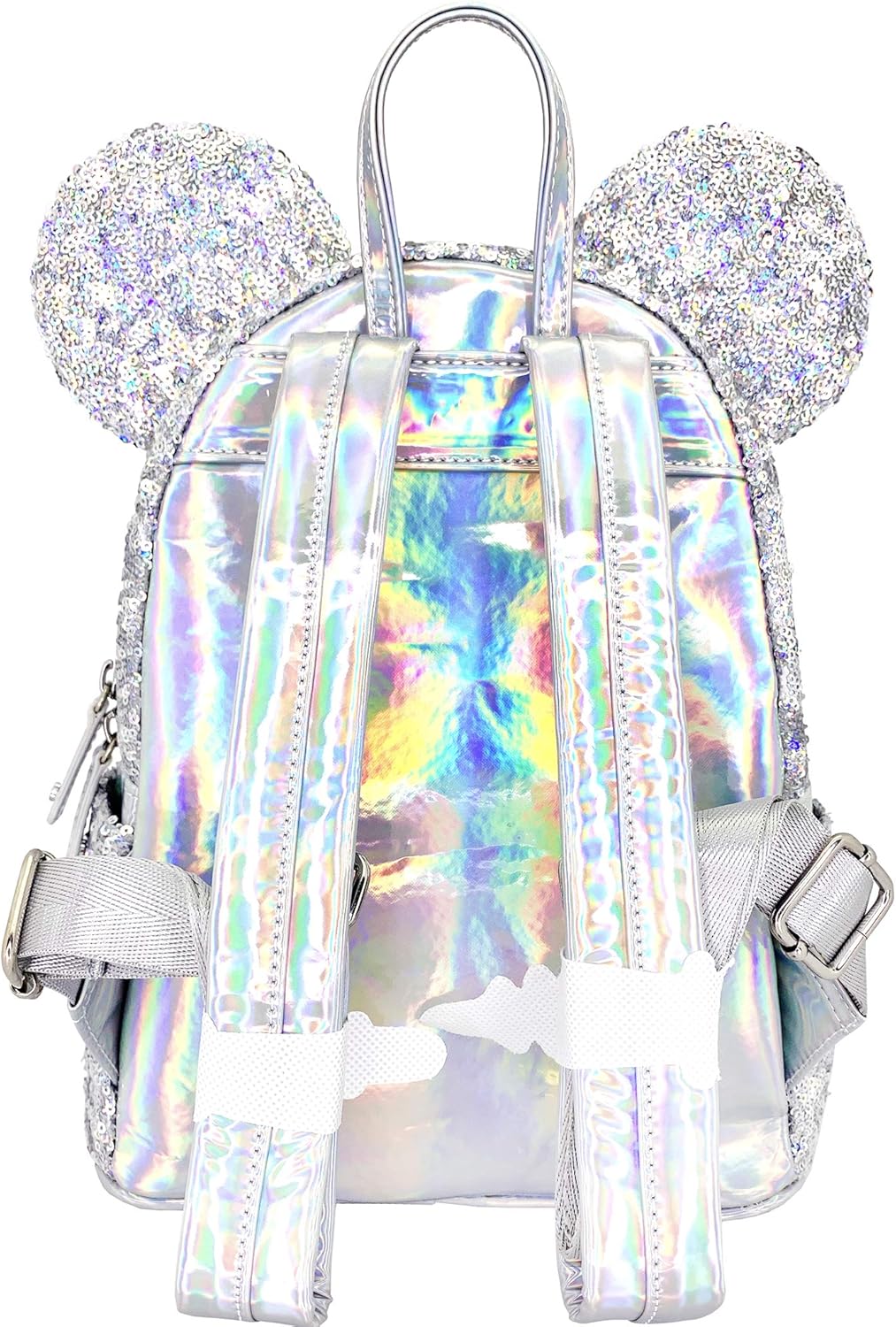 Loungefly X LASR Exclusive Disney Holographic Sequin Minnie Mini Backpack