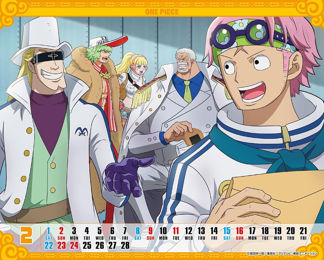 Toei Animation 2025 One Piece Desk Calendar CL-015