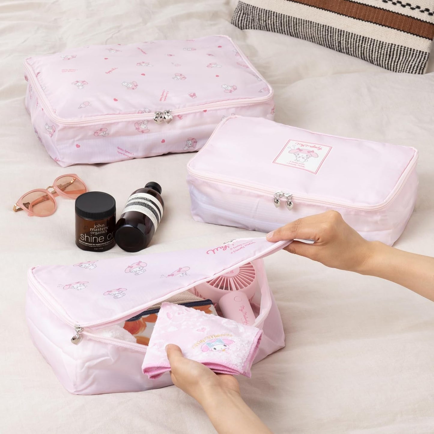 Sanrio My Melody Travel Inner Case 3-Piece Set 020044