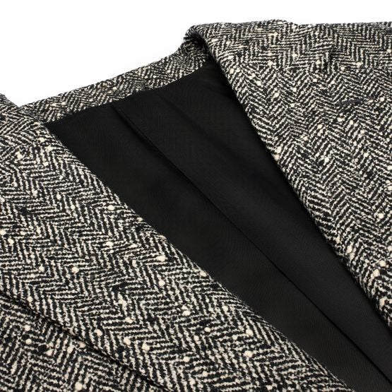 CELINE Garçon jacket in herringbone wool natté - Image 3