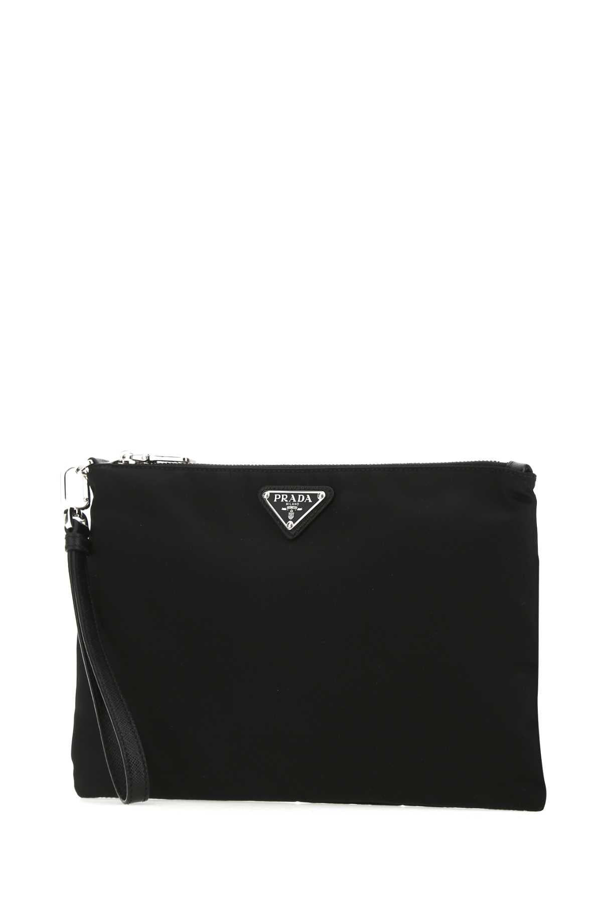 Prada プラダブラックreナイロンクラッチ - Image 3