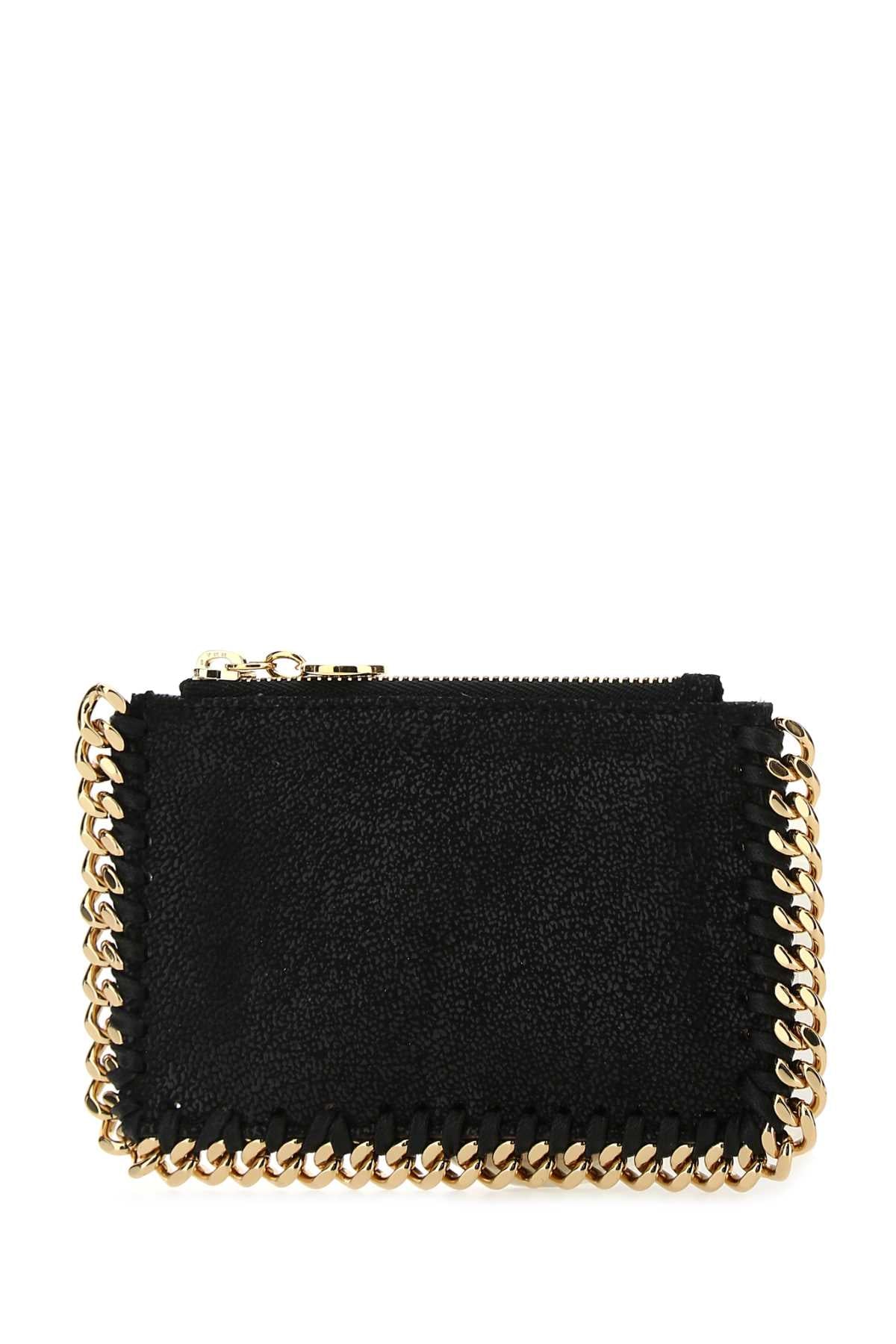 Stella Stella McCartney Black Shaggy Deer Falabella Card Holder - Image 3