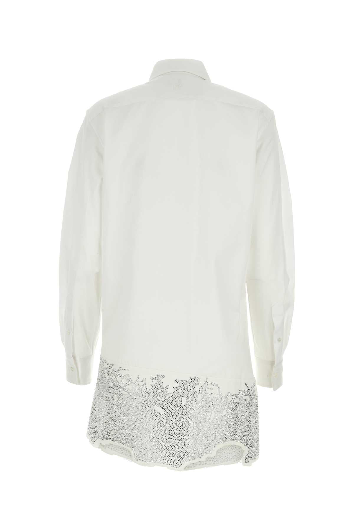 J JWアンダーソンホワイトコットンシャツミニドレス - Image 3