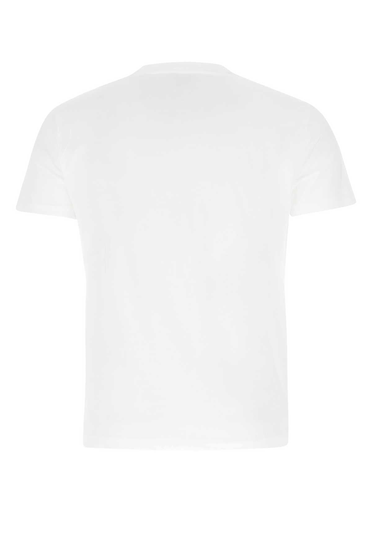 Polo ポロ ラルフローレン ホワイト コットン T シャツ - Image 3