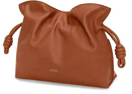 LOEWE Medium Flamenco clutch in nappa calfskin - Image 3