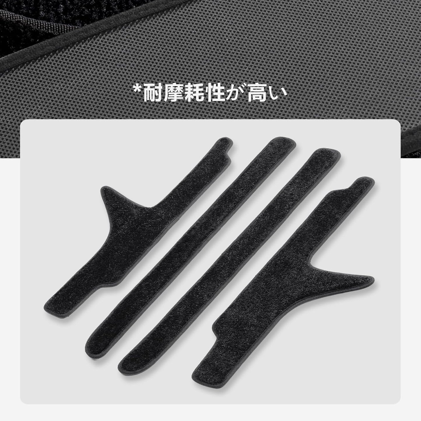 LUCKEASY Toyota Prius 60 Series Side Step Mat Side Step Mat R5.1-Present Dirt Prevention Scratch Resistant Abrasion Resistant Car Supplies Black Set of 4 (PRUIUS 60 Series, January 2023 - Present)