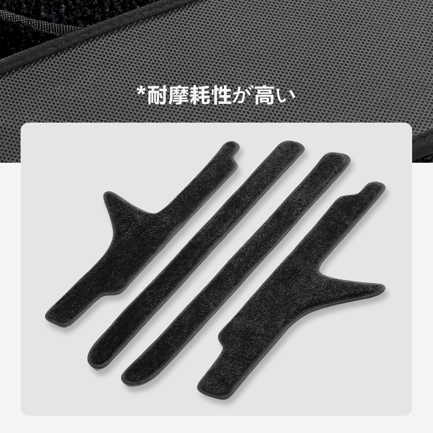 LUCKEASY Toyota Prius 60 Series Side Step Mat Side Step Mat R5.1-Present Dirt Prevention Scratch Resistant Abrasion Resistant Car Supplies Black Set of 4 (PRUIUS 60 Series, January 2023 - Present)