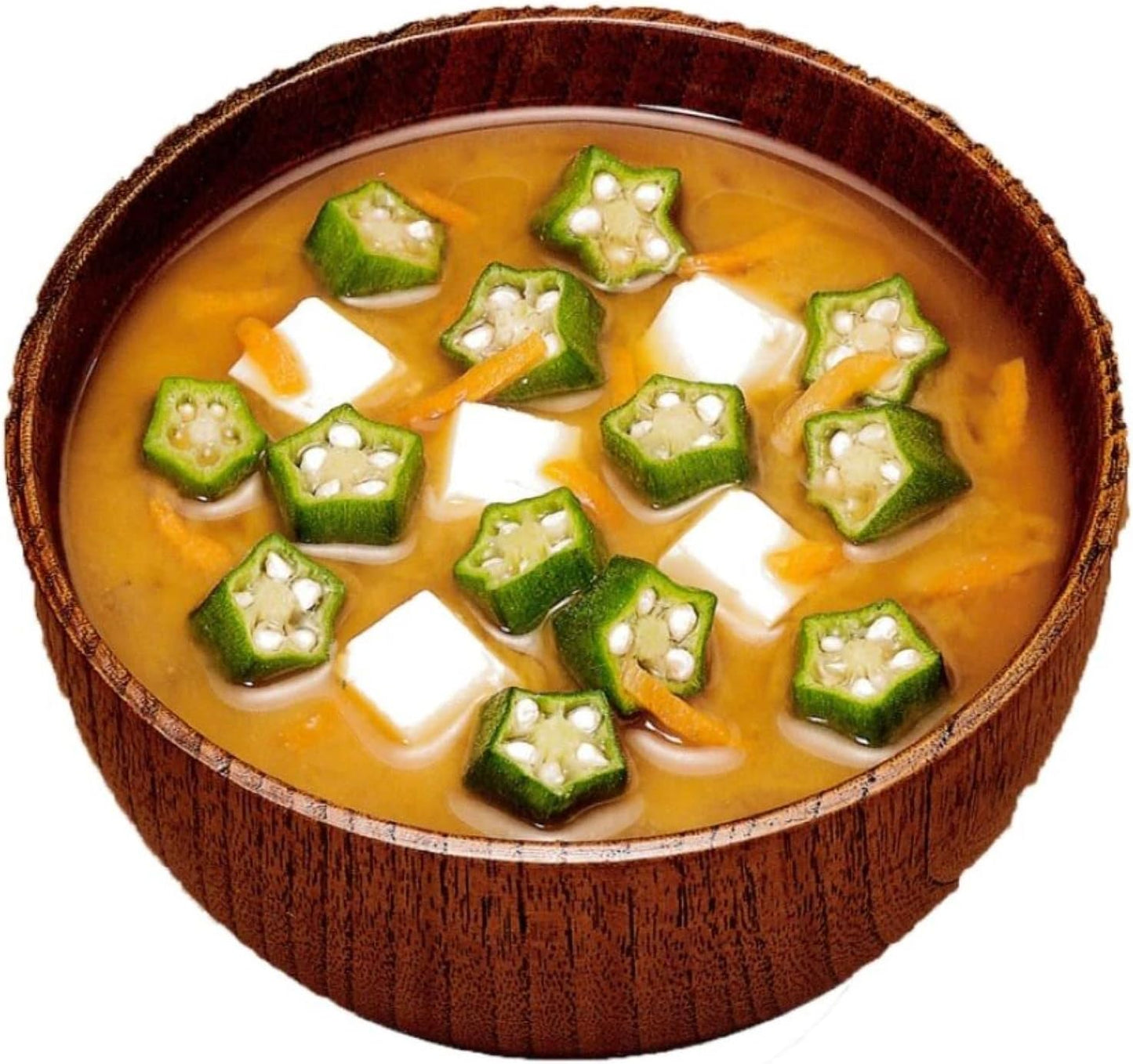 Hanamark Three-Cornered P Gourmet Okra Miso Soup 10.1 g x 10 Pouches