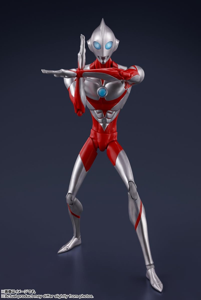 S.H. Figuarts Ultraman & Emi (ULTRAMAN: RISING), Approx. 6.3 inches (160 mm) & 1.2 inches (30 mm), PVC & ABS, Pre-painted Action Figure