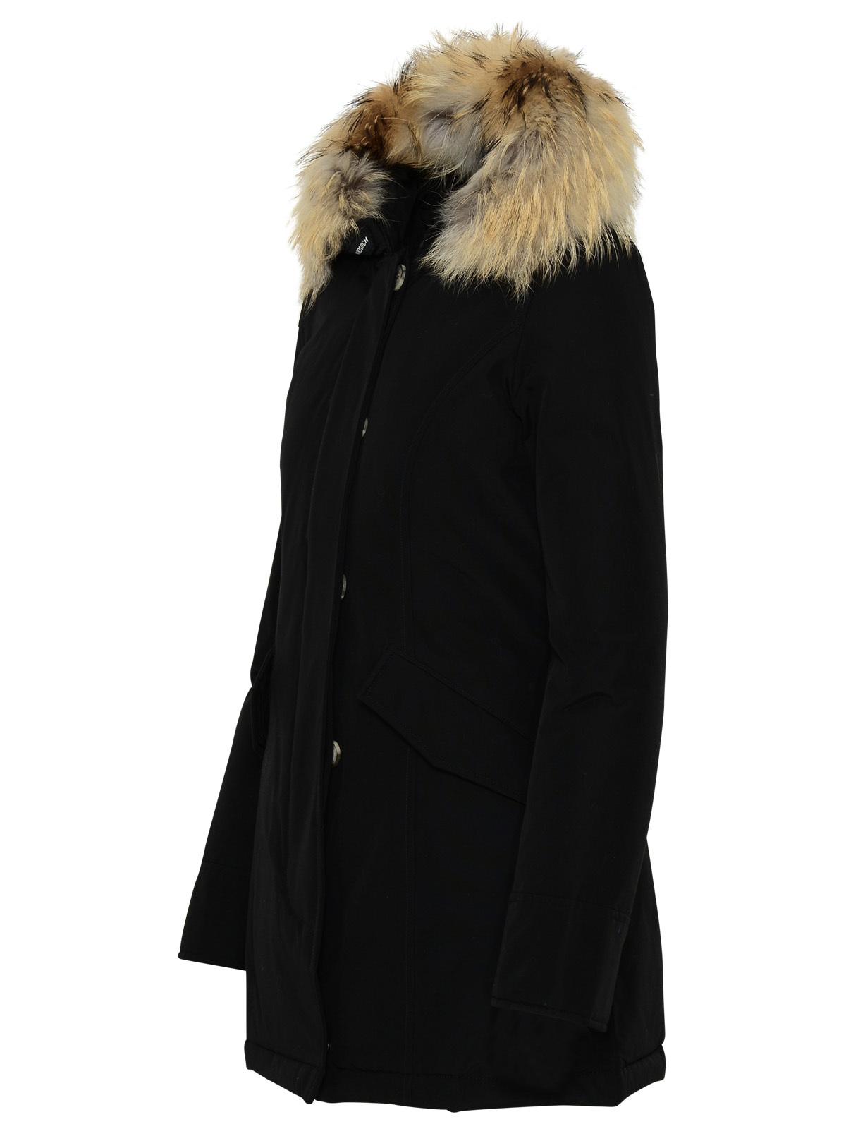 Woolrich Woolrich John Rich＆Bros Artic Black Cotton Blend Parka - Image 3