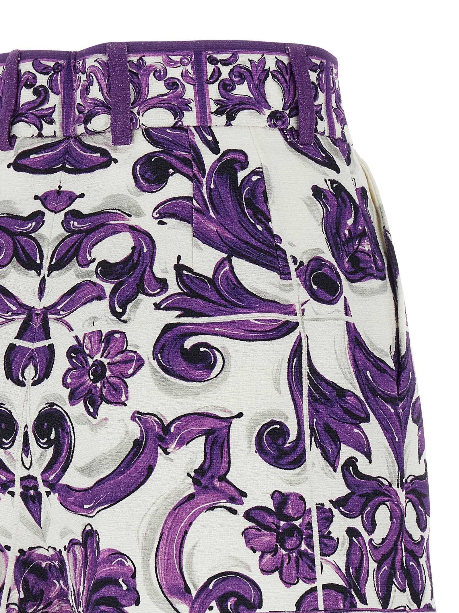 Dolce  Gabbana Dolce＆Gabbana 'Maiolica'プリントバミューダショーツ - Image 3