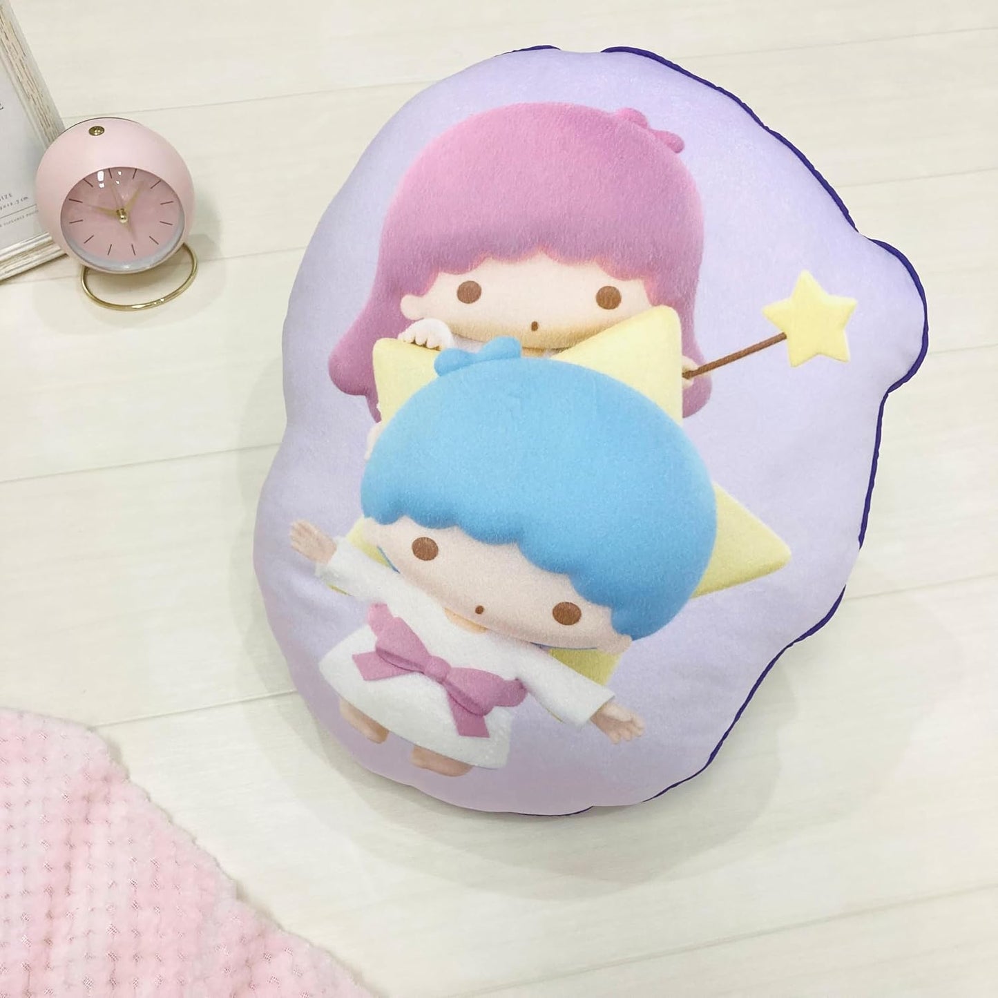 Moripilo Sanrio Kikirara Body Pillow, Die Cut Cushion, Skin Friendly Micro Fabric, Goods, Plush Nap Pillow, 11.8 x 15.7 x 3.9 inches (30 x 40 x 10 cm), Pink Pillow Morisita