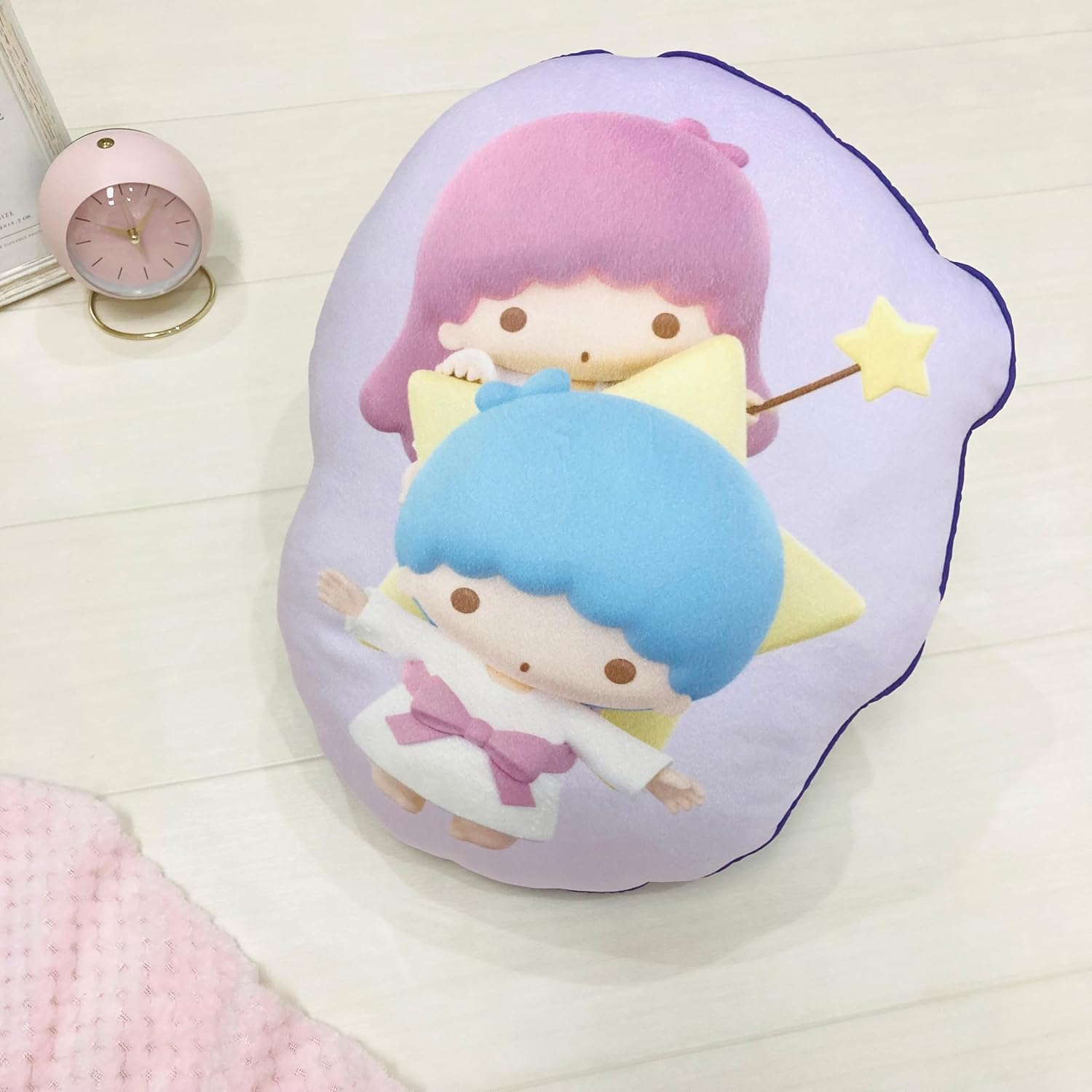 Moripilo Sanrio Kikirara Body Pillow, Die Cut Cushion, Skin Friendly Micro Fabric, Goods, Plush Nap Pillow, 11.8 x 15.7 x 3.9 inches (30 x 40 x 10 cm), Pink Pillow Morisita