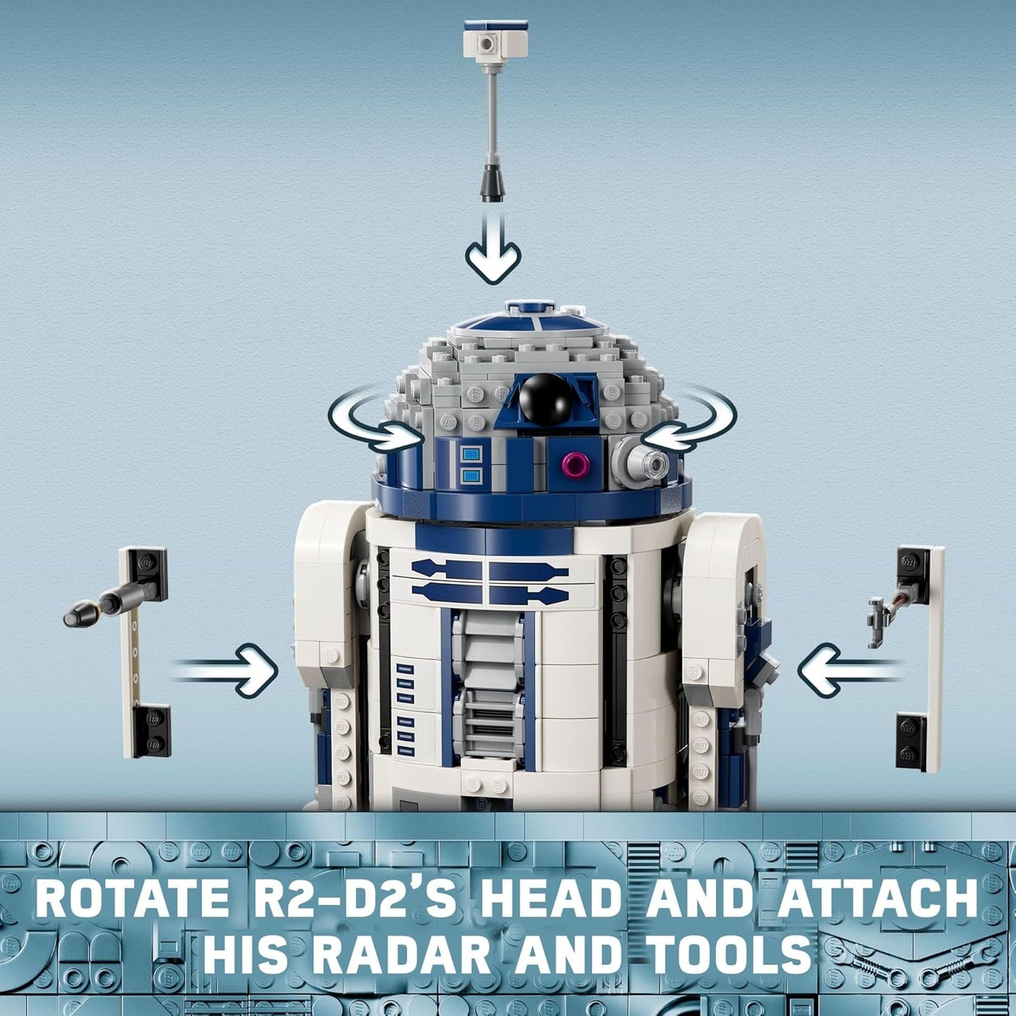 LEGO Star Wars R2-D2 - Juego de juguetes de construcción – Juega o exhibe juguetes de Star Wars para niños y niñas, a partir de 10 años – Ideas de regalo para niños y fans – Incluye 25 aniversario Darth Malak minifigura – 75379