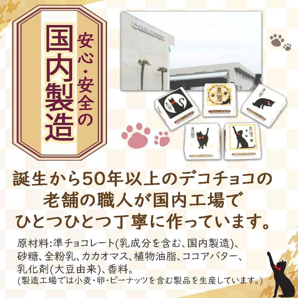 EarSmile Black Cat Chocolate, Set of 5 x 2, DECO Chocolate, Valentine's Day, White Day, Cat Cat Cat Souvenir, Gift (Set of 2)