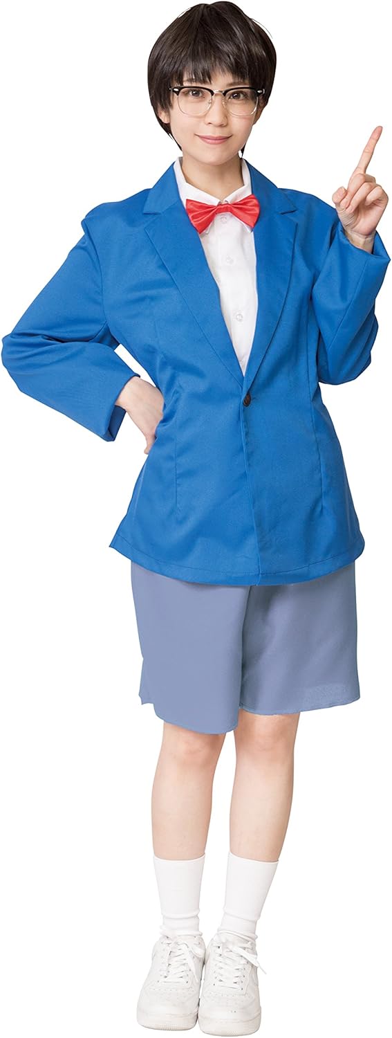 Clearstone (クリアストーン) Nari Chara Research Club Cosplay, Halloween, Obotchan Elementary School Student, Unisex, Blue