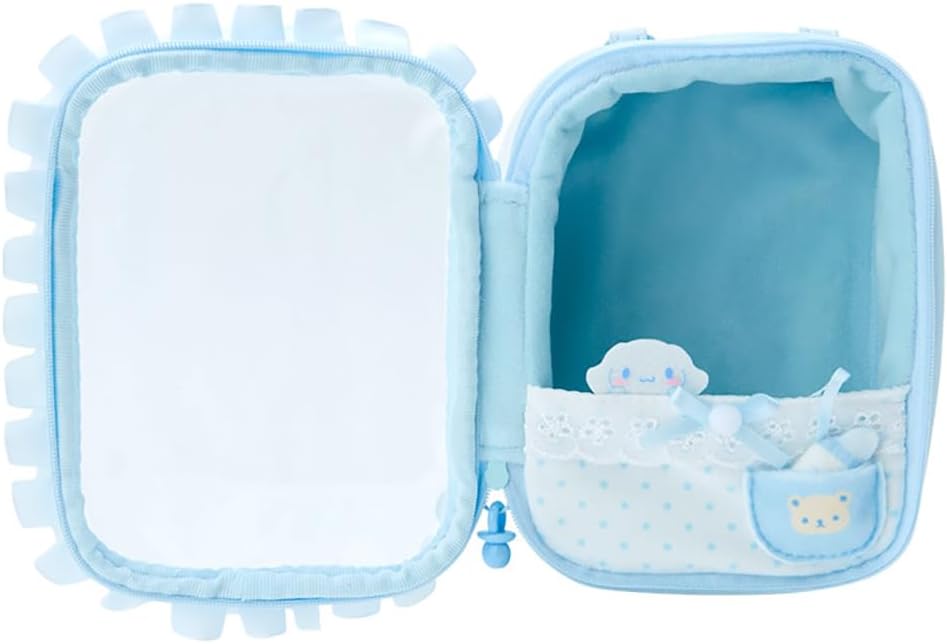 Sanrio 184683 Cinnamoroll Plush Pouch Enjoyment Idol, Baby Cinnamoroll, 6.1 x 4.7 x 3.5 inches (15.5 x 12 x 9 cm), Character