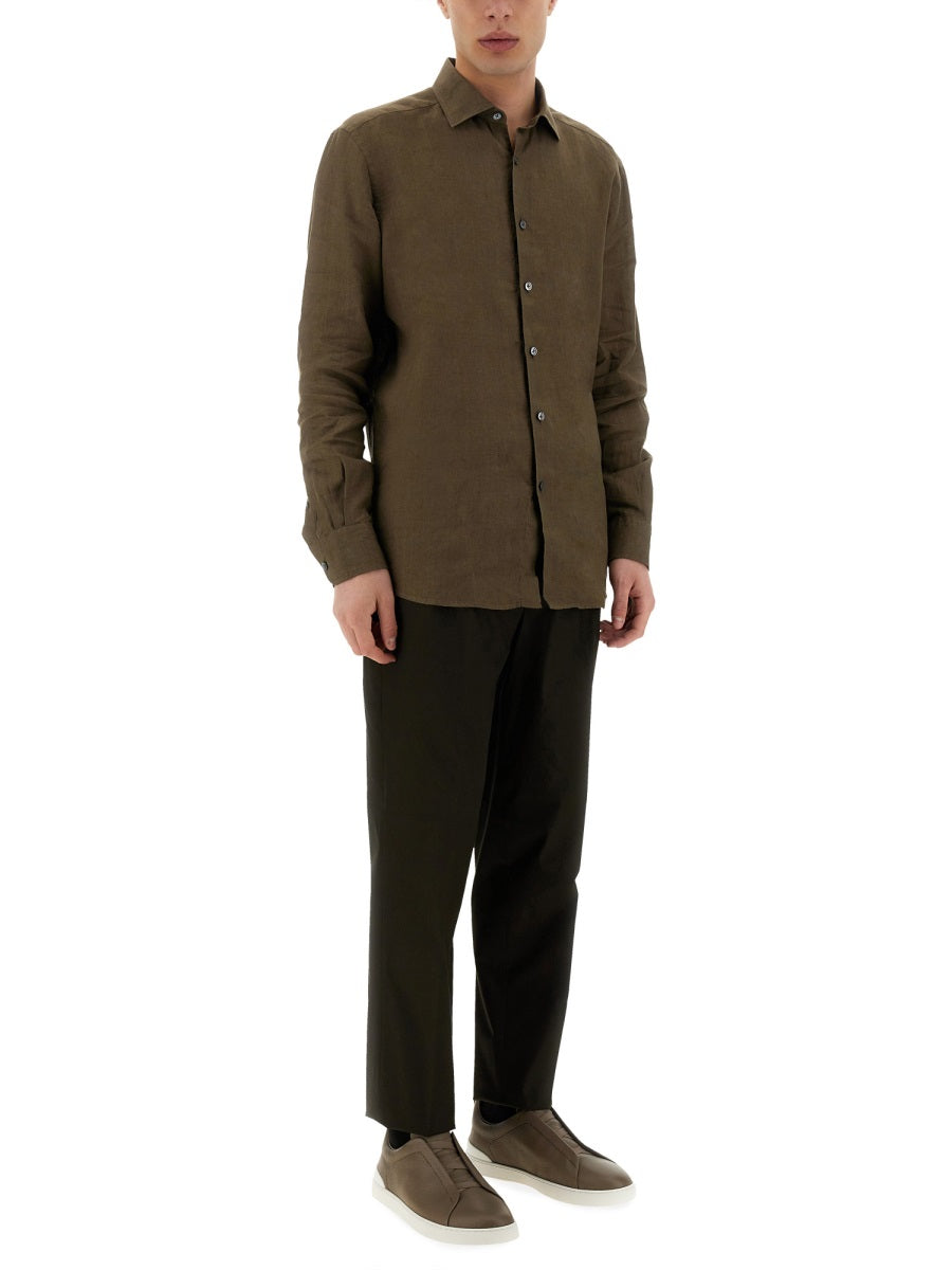 Zegna プリーツ付きのゼンナパンツ - Image 3
