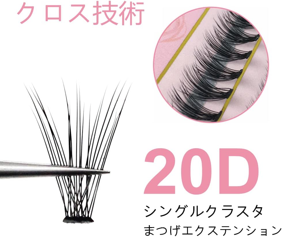 3 Boxes Eyelash Extensions 0.10mm C Curl 8mm-14mm Black Handmade False Eyelashes Natural Long Individual Eyelash Extensions Fake Eyelashes Makeup Beauty Cosmetic Thick Big Eyes 20D Double Layer 3D