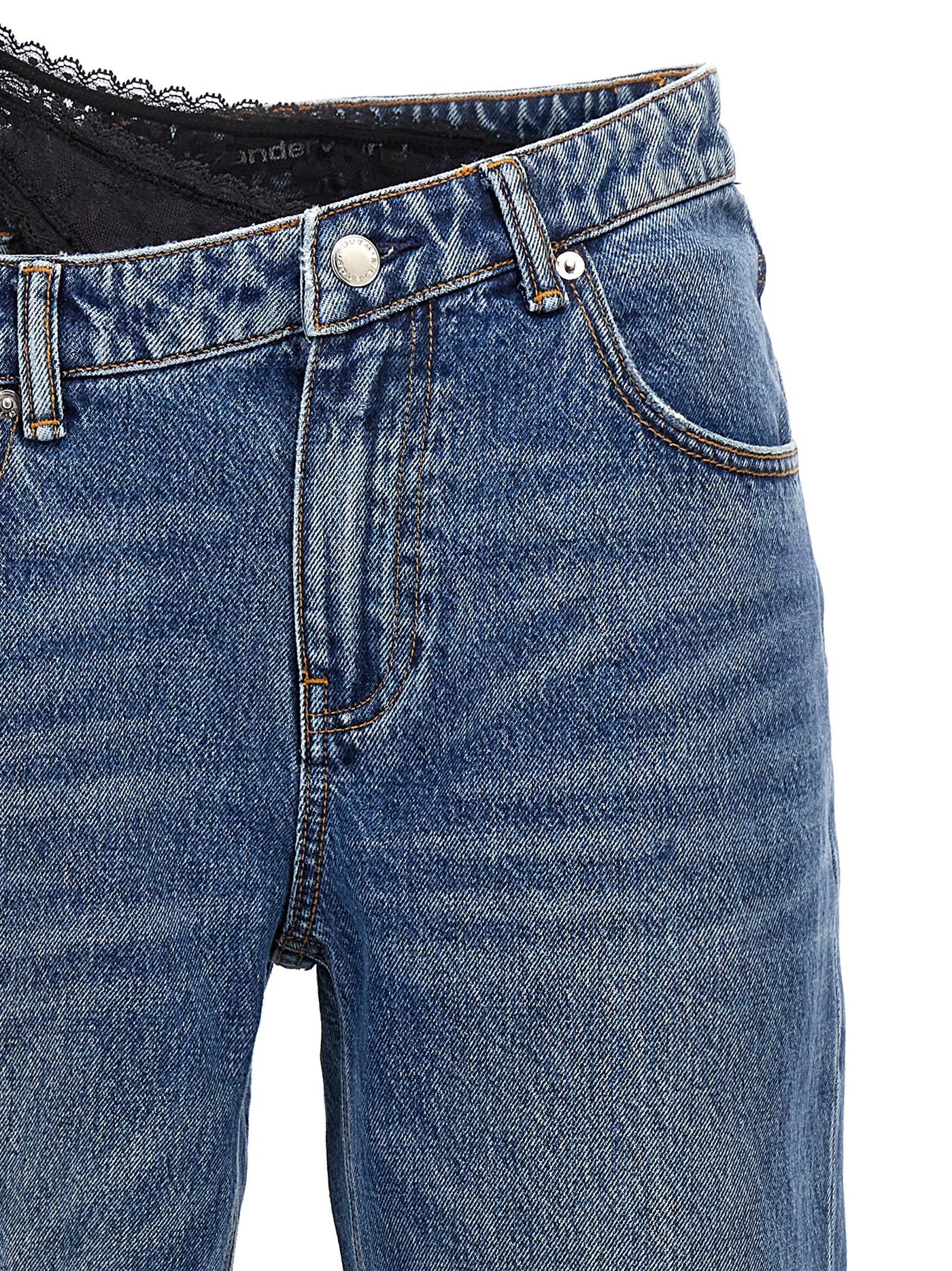 Denim X Alexander Wang デニムxアレクサンダーワン「ディップサイドレースアンディ」ジーンズ - Image 3