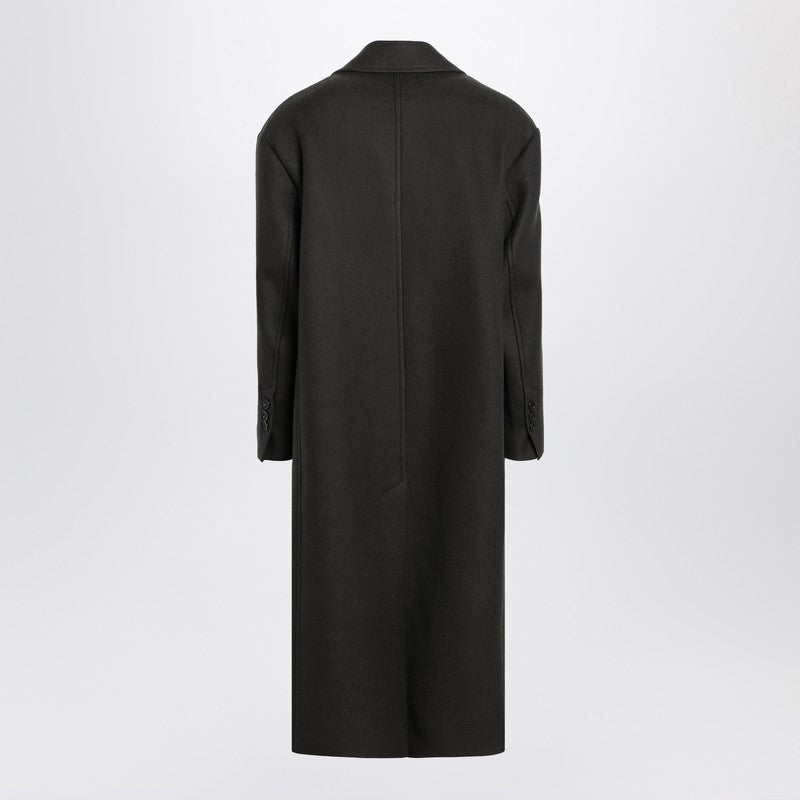 Ami Ami Paris Anthracite Gray Double Breched -Wool Coat - Image 3