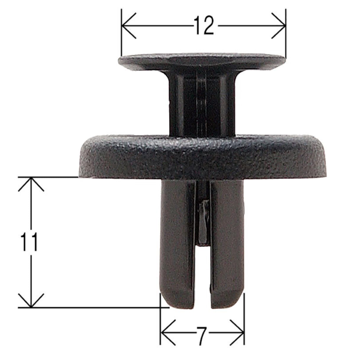 Tire House Clips Set of 20 for Toyota '10 Hiace Regius Ace '11 Prius α Genuine Number 90467-07215 Upholstery Clip Auto Fastener CT-601 NT-601 Car Clip NCT-601 (20)