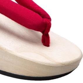 Japanese Clogs, Slippers, Women's Clogs, White Wood, Thick Soles, Summer, Ladies, Yukata Geta, Japanese Clothes, Accessories, Multicolor, Easy to Wear, Rubber Included, Summer