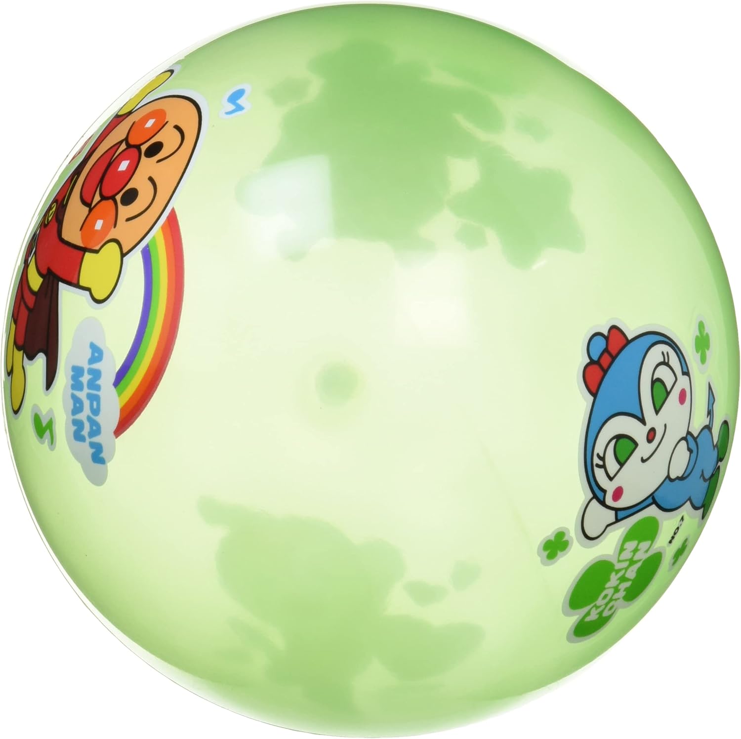 AGATSUMA Anpanman Colorful Ball, No. 7, Green, 6.9 inches (17.5 cm)