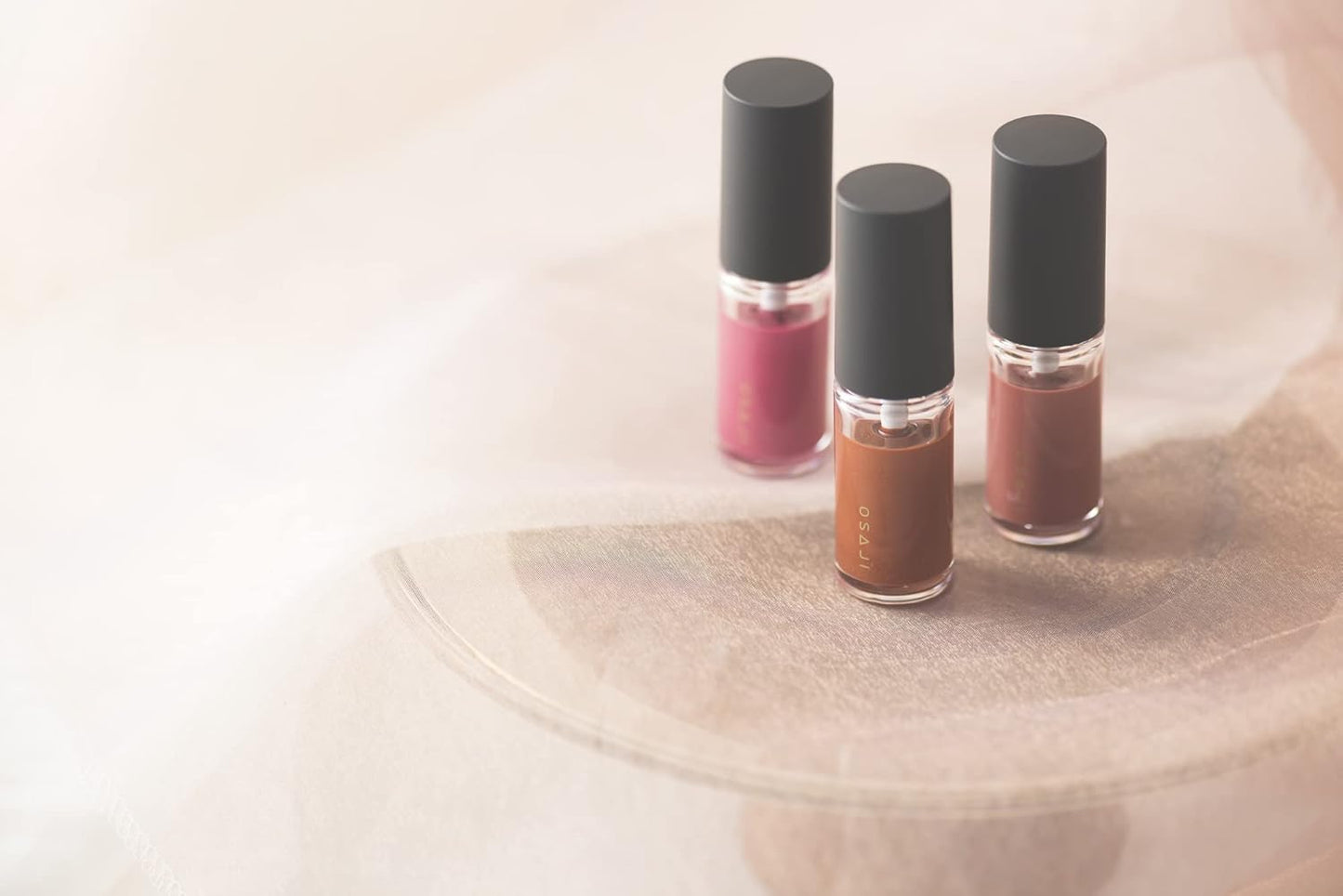 OSAJI Nuance Lip Gloss "3D Lips/Protects Against Dryness Sensitive Skin Lip Protection Layering Beautiful Color Glossy Transparency 1.6 oz (4.5 g) /07 Tabiji