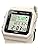 Casio LF-30 Series World Time Digital Unisex Wristwatch, Ivory LF-30W-8A, sports