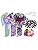 Sarasa 3yk-117 3-Piece Set, Different Weaving, Yukata, Sash, and Geta Clogs