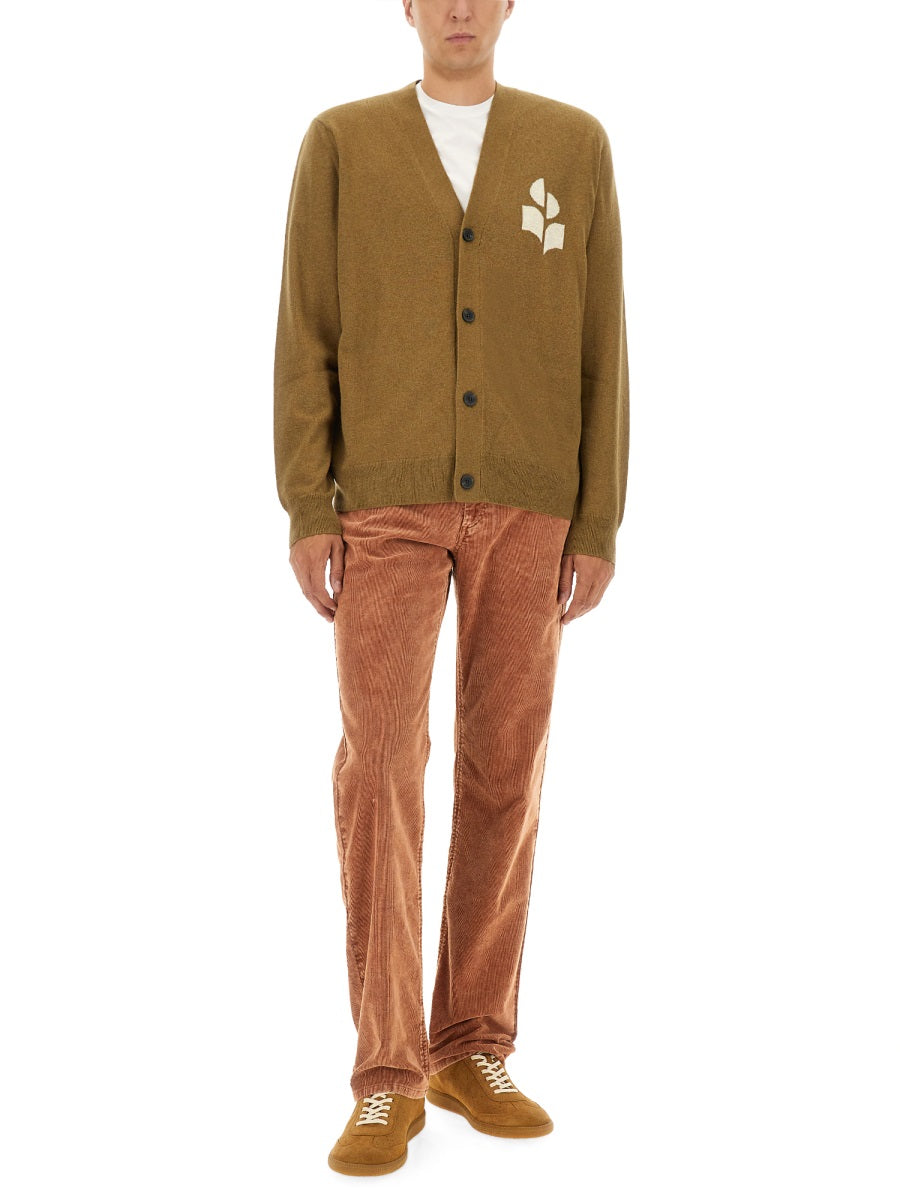 Marant ロゴ付きのマランカーディガン - Image 3