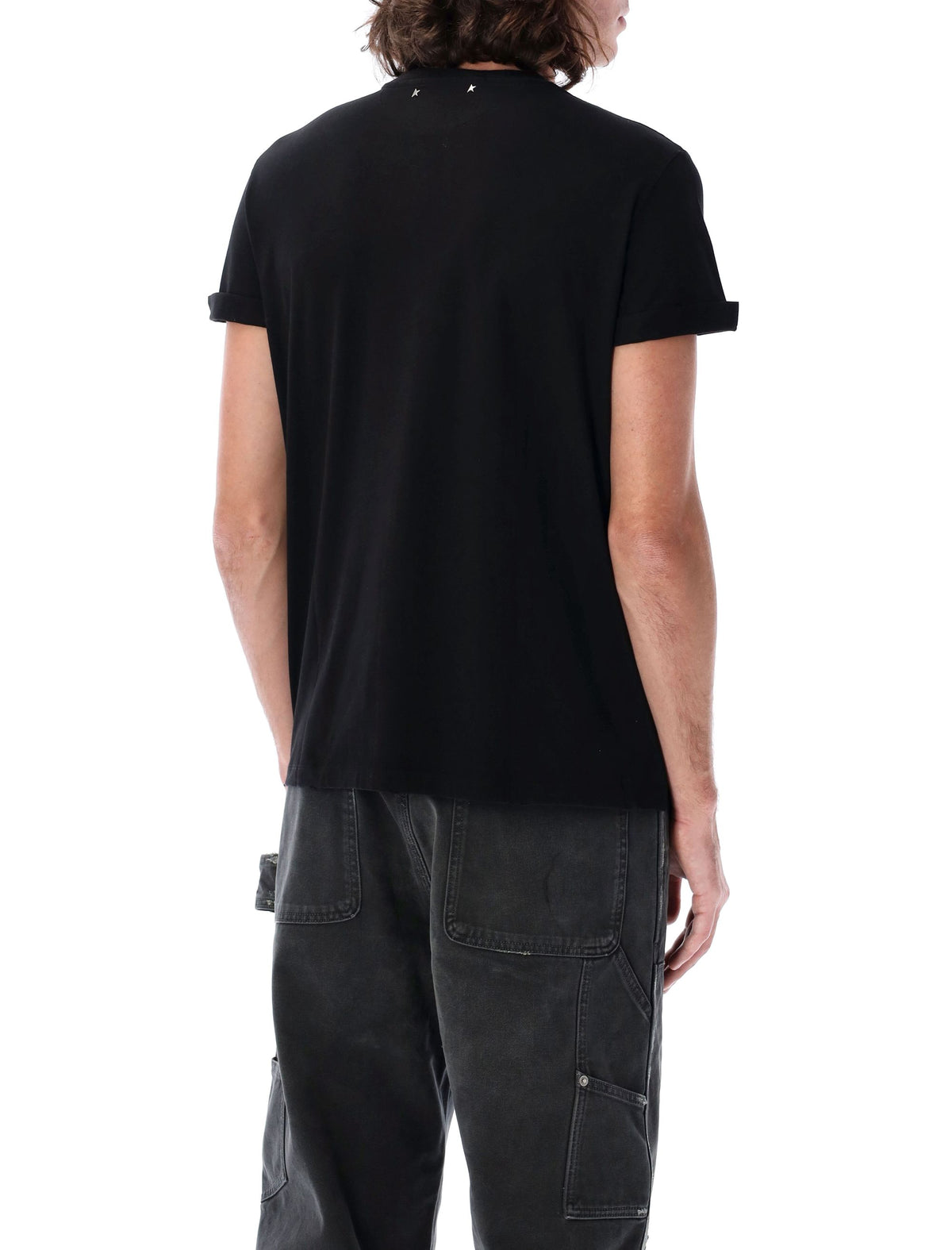 Golden Golden Goose T シャツとポロシャツ ブラック - Image 3