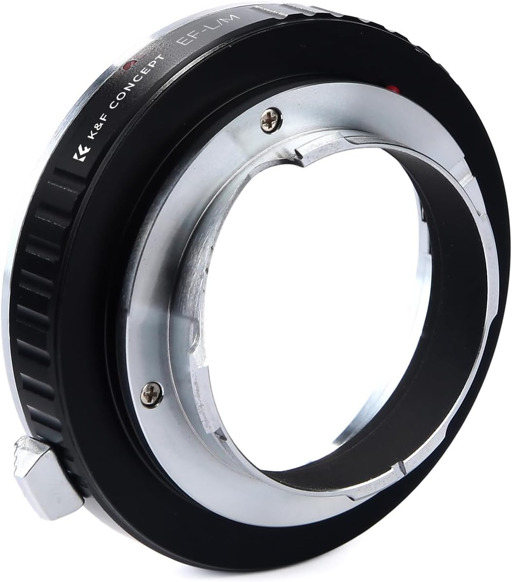 K&F CONCEPT マウントアダプター EOS-L/M レンズ変換アダプター Canon対応 EF/EF-S マウントレンズ→ ライカ対応 Leica対応 Mカメラボディー対応 efマウント ライカ対応mマウント 変換 レンズアダプターリング メーカー直営店