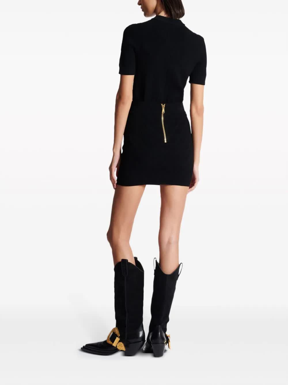 Balmain Paris バルメインパリスカート6ボタンニット - Image 3