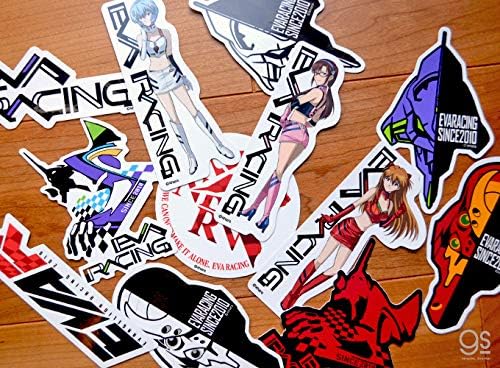 Evangelion Racing EVA Racing Sticker Mari Race Queen Character Sticker Anime Licensed Product LCS1232 gs Official Merchandise