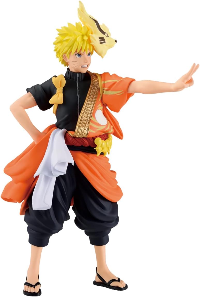 Banpresto Naruto Shippuden Naruto Uzumaki Figure (TV Anime 20th Anniversary Costume)