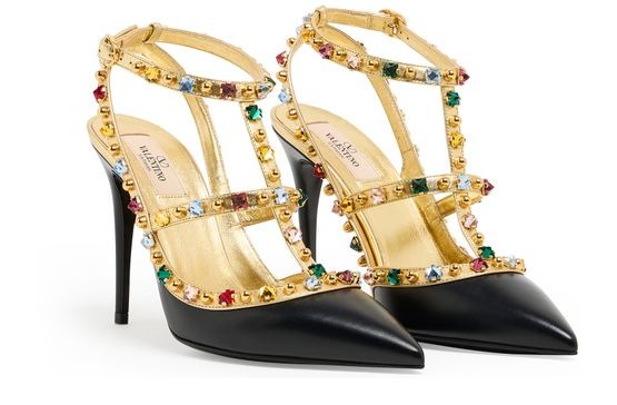 VALENTINO GARAVANI Rockstud ストラップ パンプス - Image 3