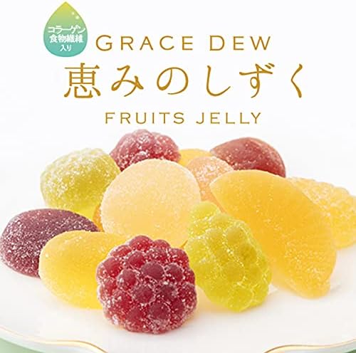 Western Sweets Rokumeikan Blessings of the Dew 44-Piece Set (Gift 12 Varieties Fruit Jelly Hand-Delivered Sweets Single-Serve Jelly)