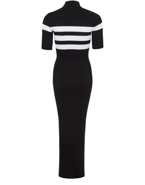 JEAN PAUL GAULTIER ストライプ ビスコースニット製 ロングドレス - Image 3
