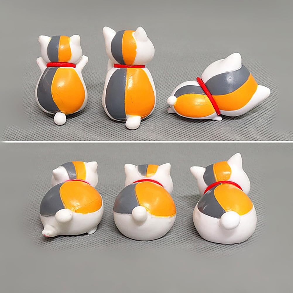 Natsume's Book of Friends Figure, Set of 6, 2.4 inches (6 cm), Lightweight, Painted and Finished Product, Tabletop Decoration, Figurine, Office, Home, Souvenir, Ornamental, Display