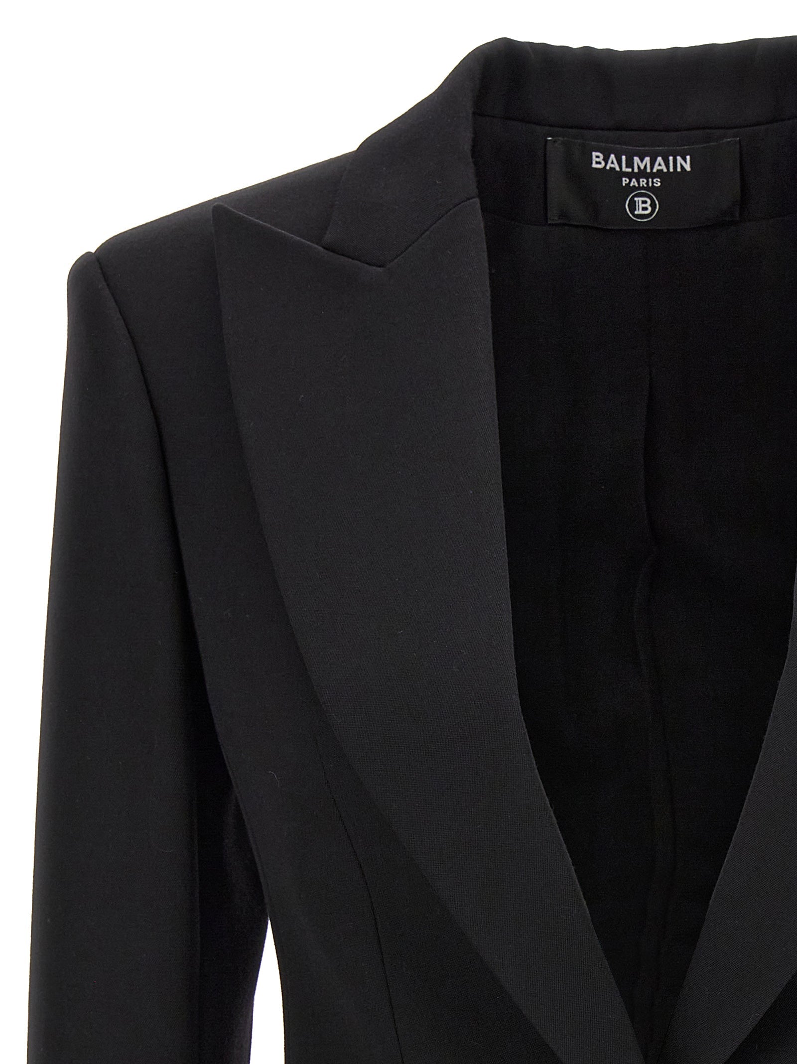 Balmain ロゴボタンを備えたバルメインダブルブレストブレザー - Image 3