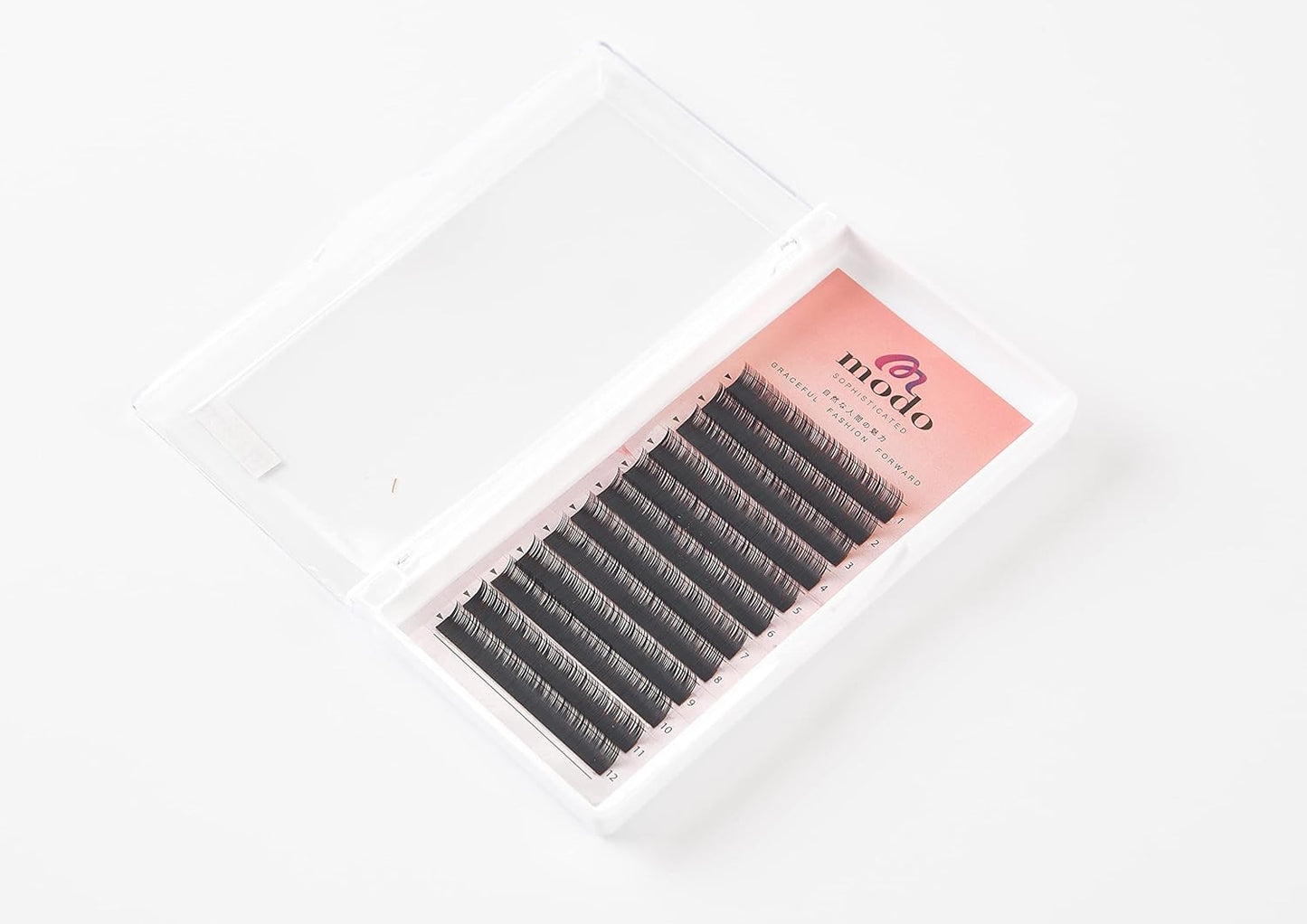 MODO LASH Sable 12 Row False Eyelash Extensions C Curl 0.15 Thickness (11mm)