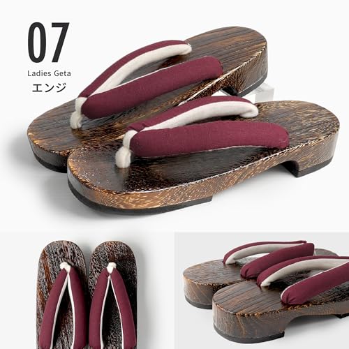 [NISHIORI] Stylish Yukata Geta Clogs, Collection, Plain Nose Thong, Cool, Simple, 10 Colors to Choose from, Yukata Geta, Feet Won't Hurt, Fluffy Thong, Women's, Summer Footwear, Yakitoridai, Nuance