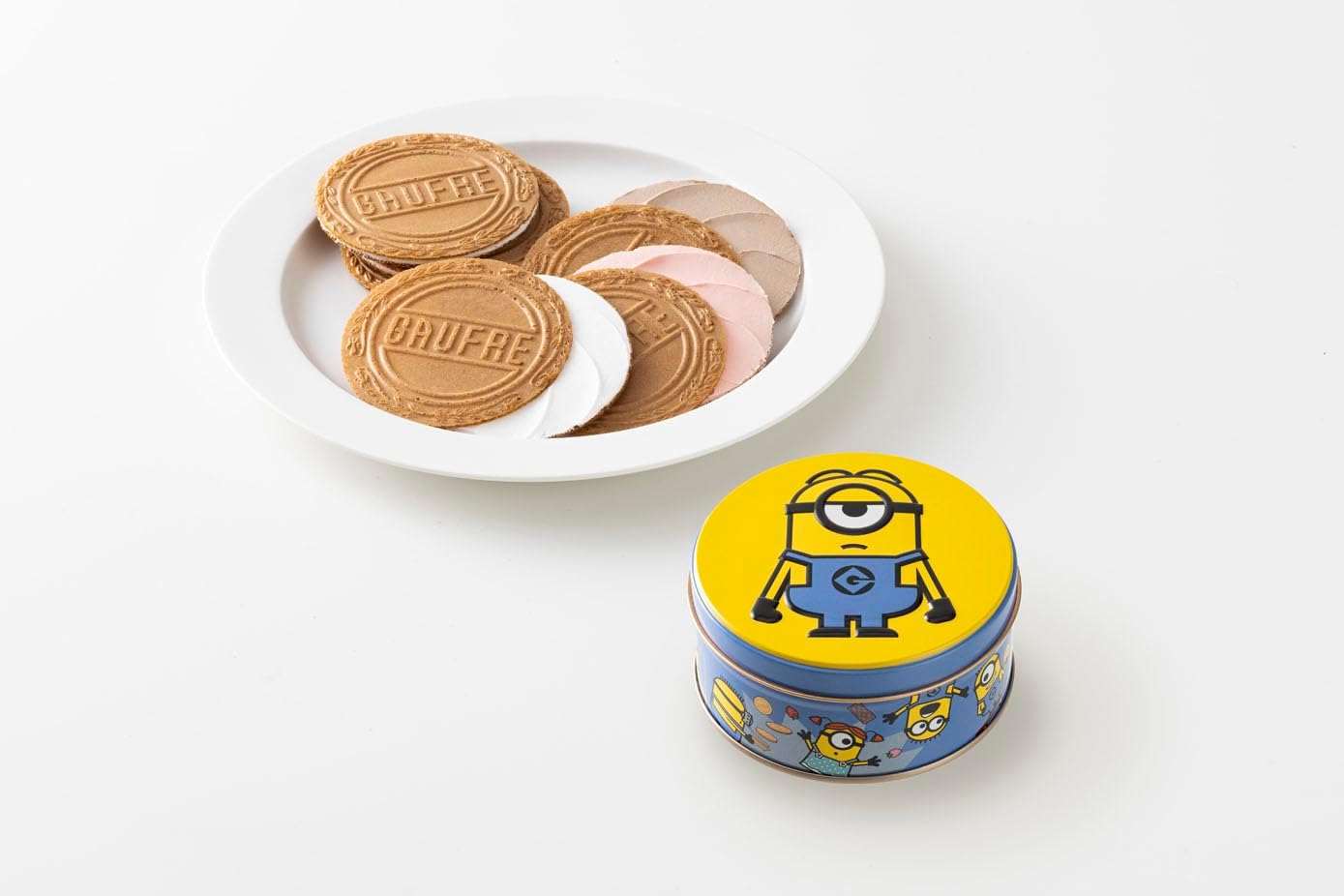 Kobe Fugetsudo Minion Mini Waffle Cookie (Stuart)