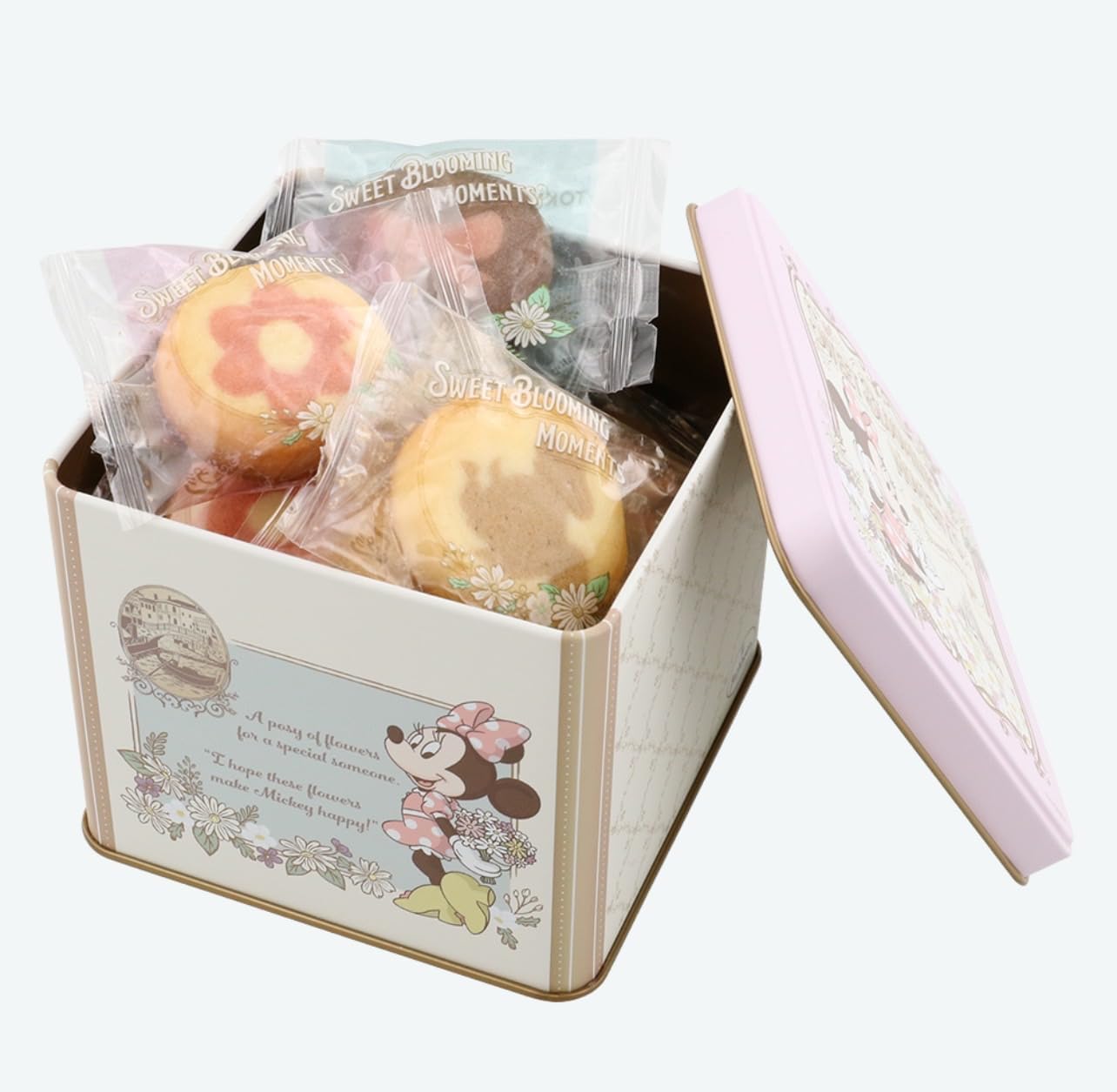 Tokyo Disney Resort Exclusive Minnie Mouse Cookie Tin TDR TokyoDisneyResort Snacks, Souvenirs, Disney Goods, Gift (1 Piece)
